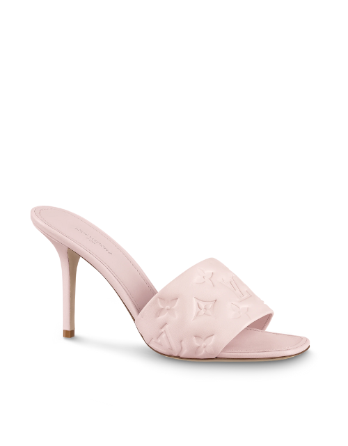 Louis Vuitton Dusty Pink Revival Mogogram Heels - UK 7