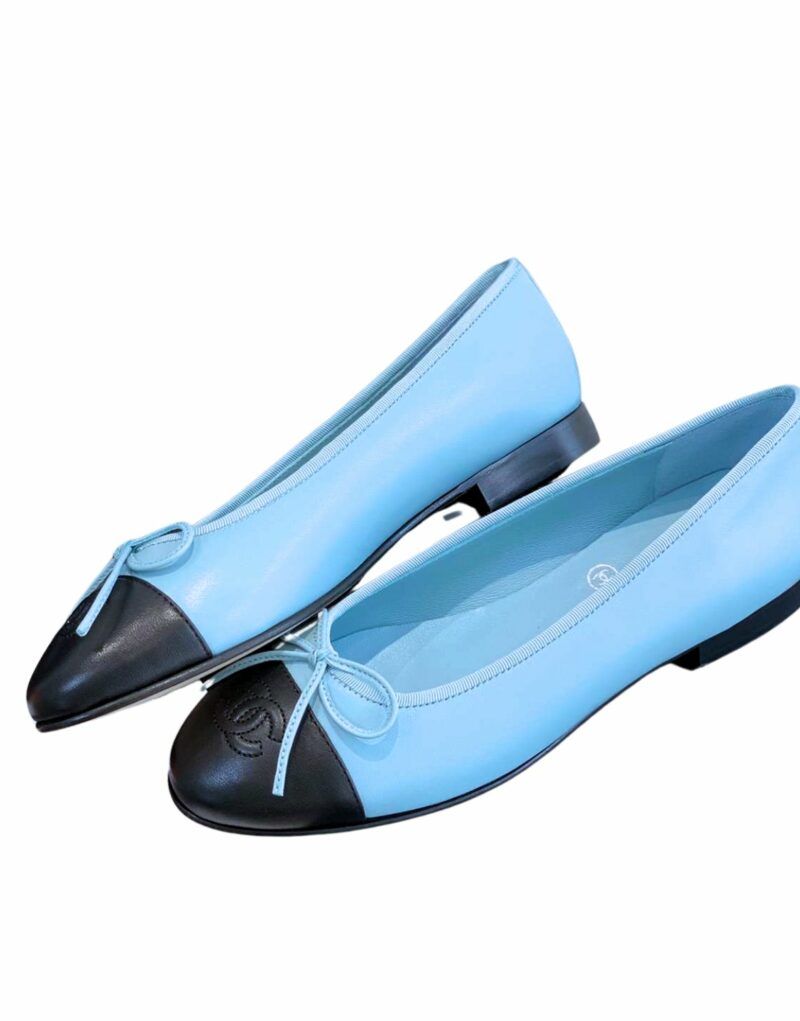 Chanel Ballet Flats Blue For Women - Crozus